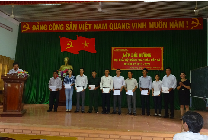 Huyện Krông Năng Mở lớp bồi dưỡng đại biểu Hội đồng nhân dân cấp xã nhiệm kỳ 2016 - 2021